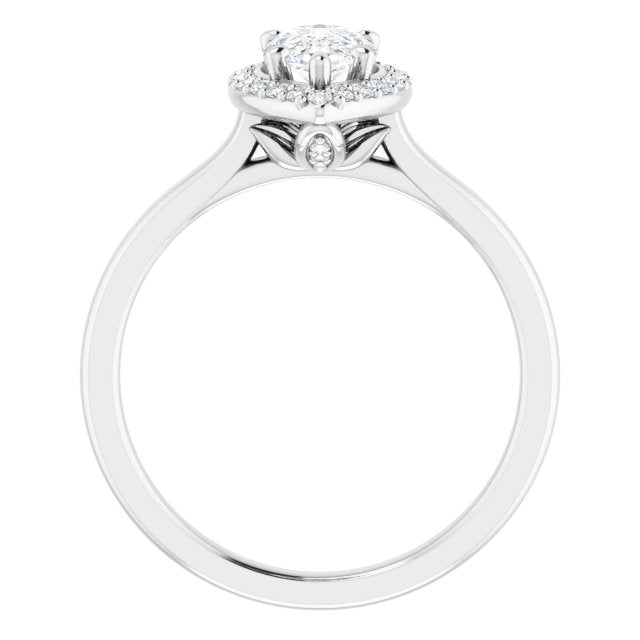 Halo-Style Engagement Ring