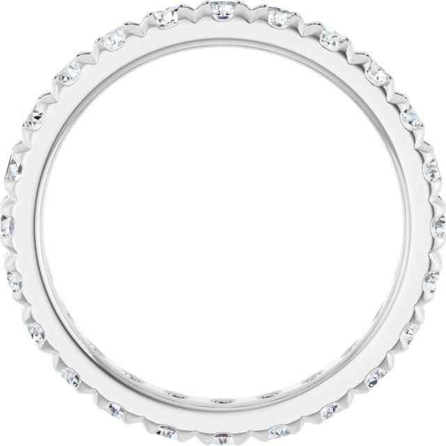 French-Set Eternity Band