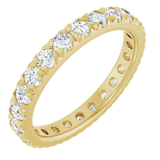French-Set Eternity Band