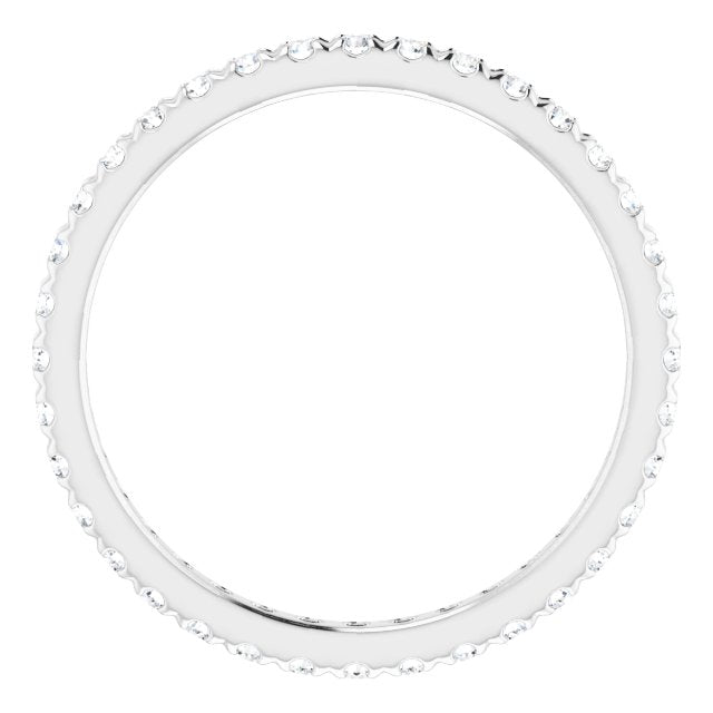 French-Set Eternity Band
