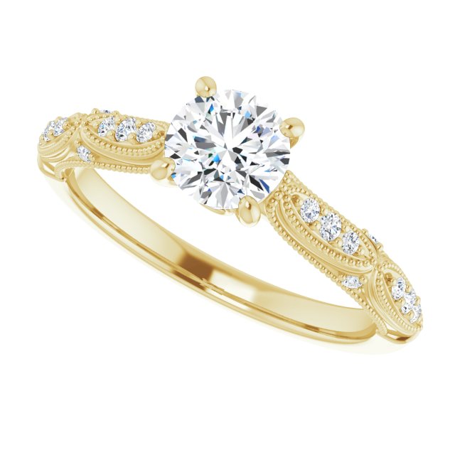Accented Engagement Ring