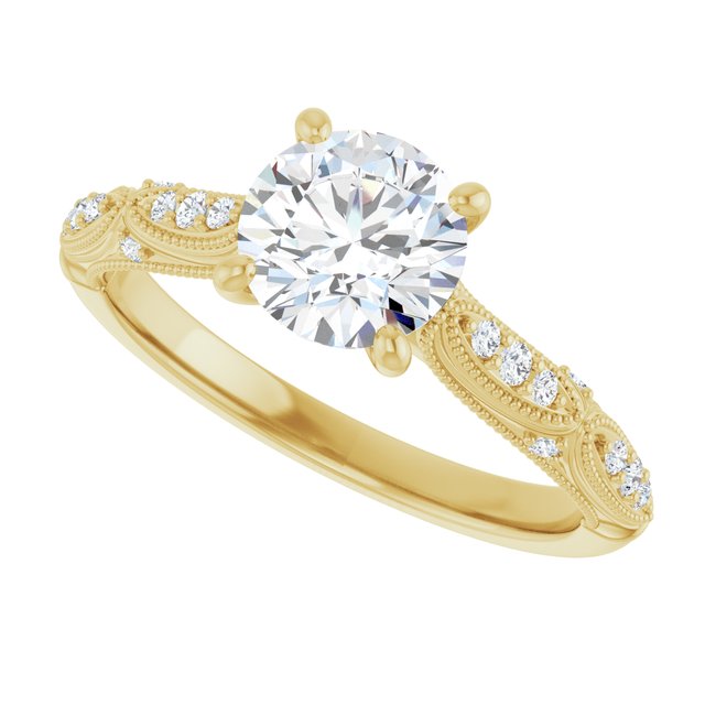Accented Engagement Ring