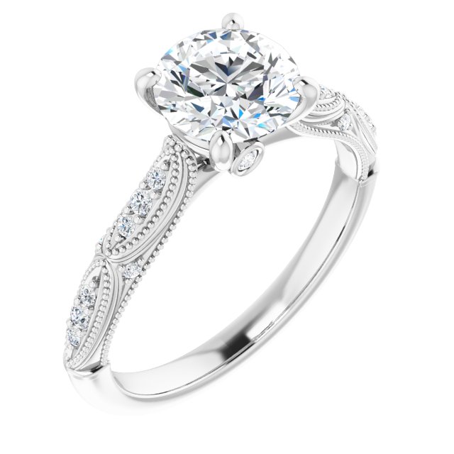 Accented Engagement Ring