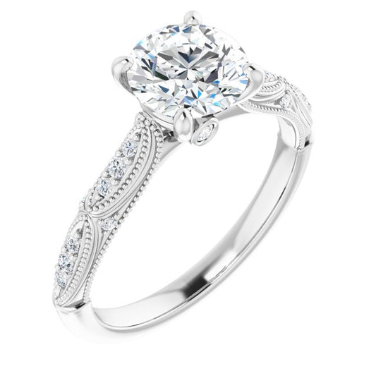 Accented Engagement Ring