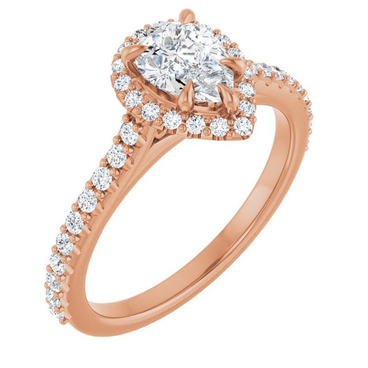 Halo-Style Engagement Ring