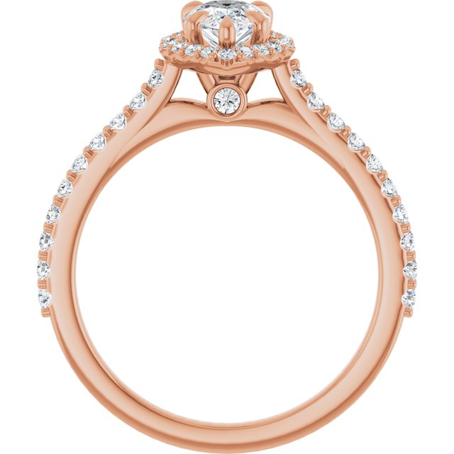 Halo-Style Engagement Ring