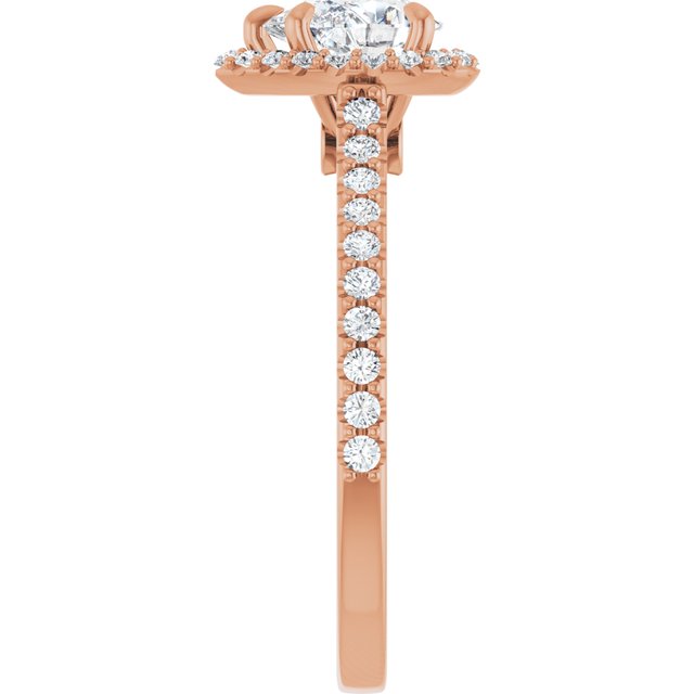 Halo-Style Engagement Ring