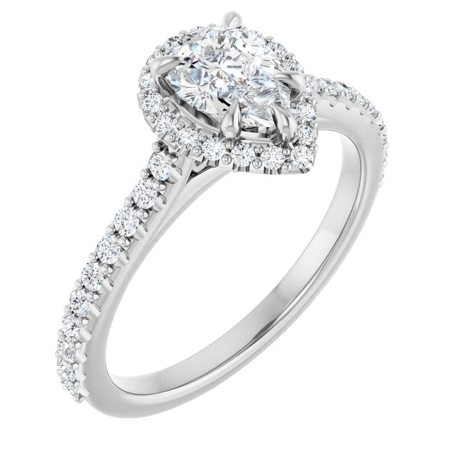 Halo-Style Engagement Ring