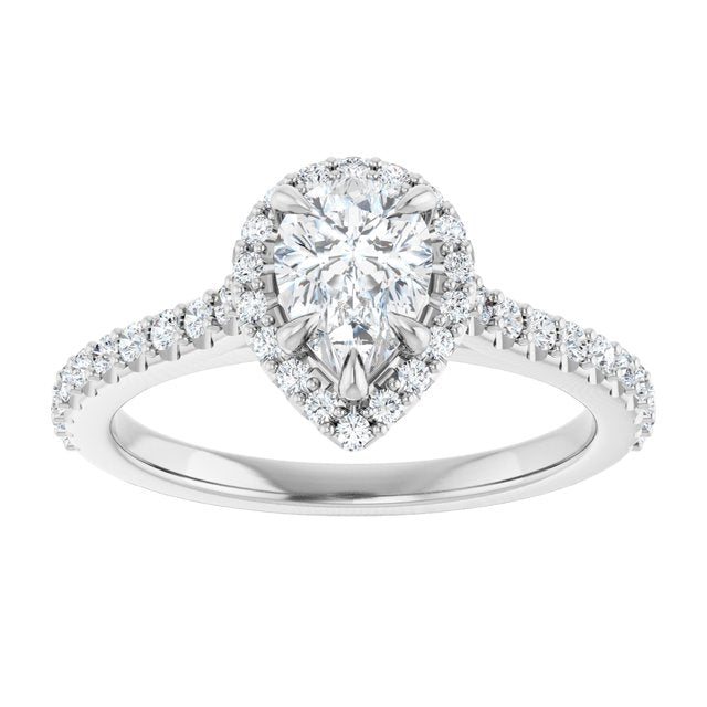 Halo-Style Engagement Ring