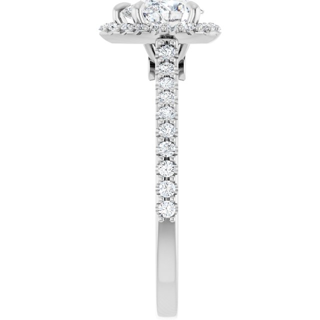 Halo-Style Engagement Ring
