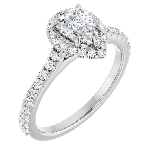 Halo-Style Engagement Ring