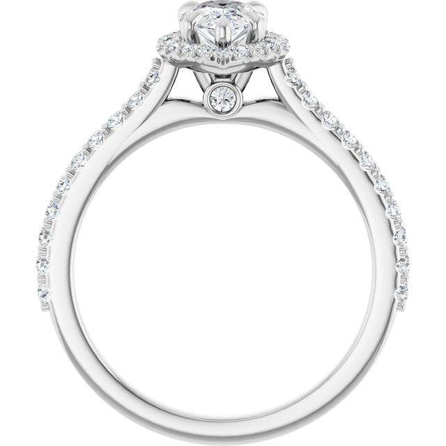Halo-Style Engagement Ring