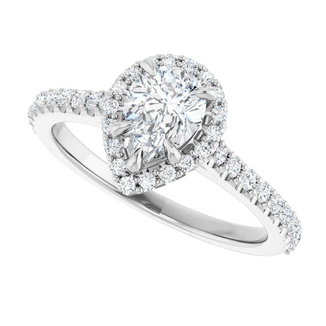 Halo-Style Engagement Ring