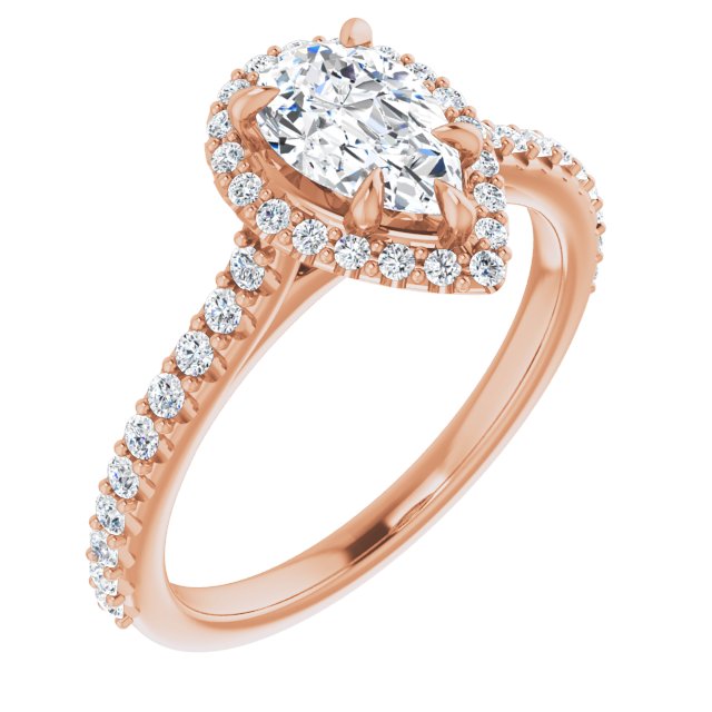 Halo-Style Engagement Ring
