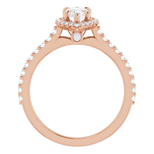Halo-Style Engagement Ring