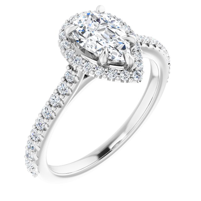 Halo-Style Engagement Ring