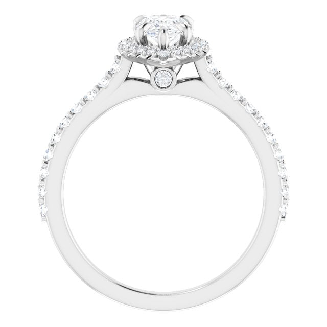 Halo-Style Engagement Ring