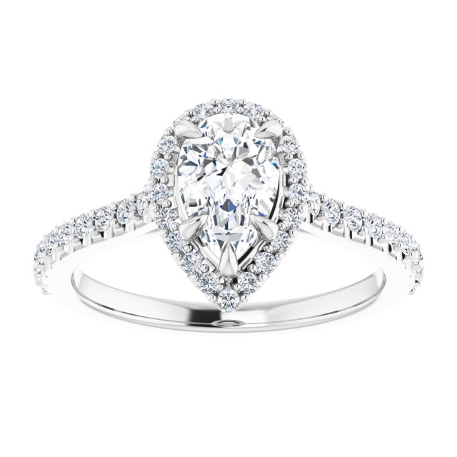 Halo-Style Engagement Ring