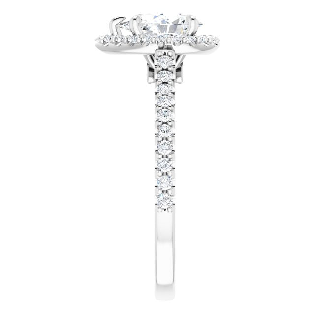 Halo-Style Engagement Ring