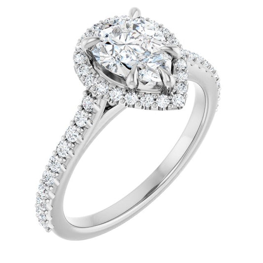 Halo-Style Engagement Ring