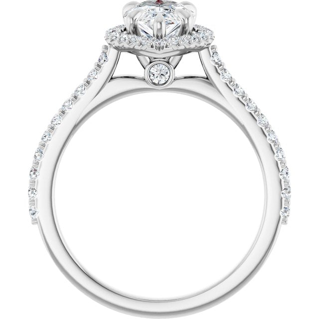Halo-Style Engagement Ring