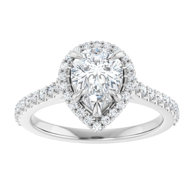 Halo-Style Engagement Ring
