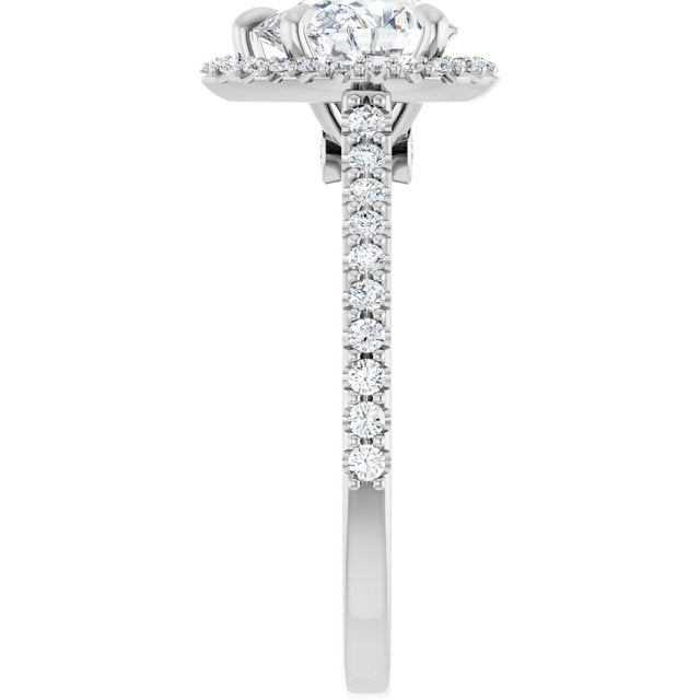 Halo-Style Engagement Ring