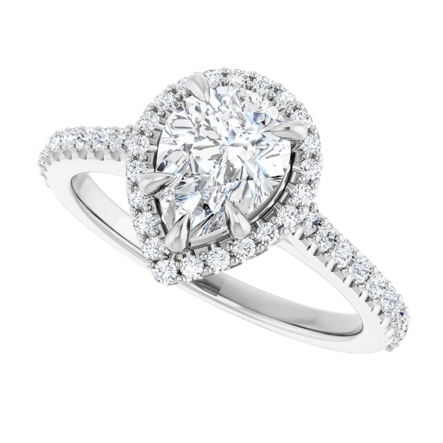 Halo-Style Engagement Ring