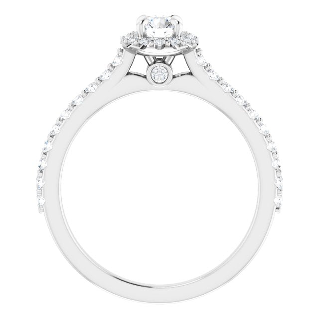 Halo-Style Engagement Ring