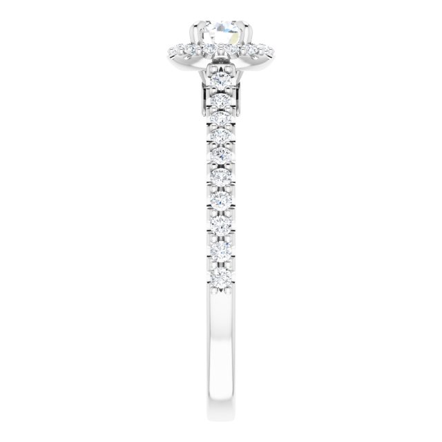 Halo-Style Engagement Ring