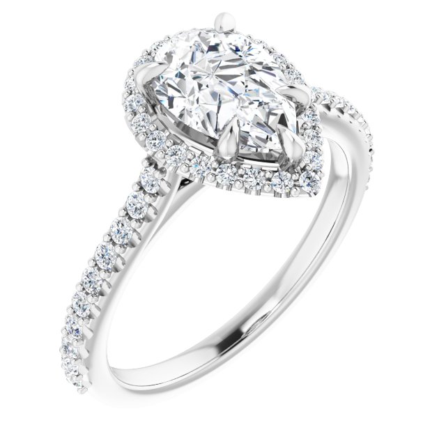 Halo-Style Engagement Ring