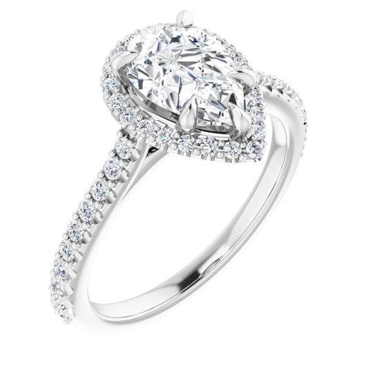 Halo-Style Engagement Ring