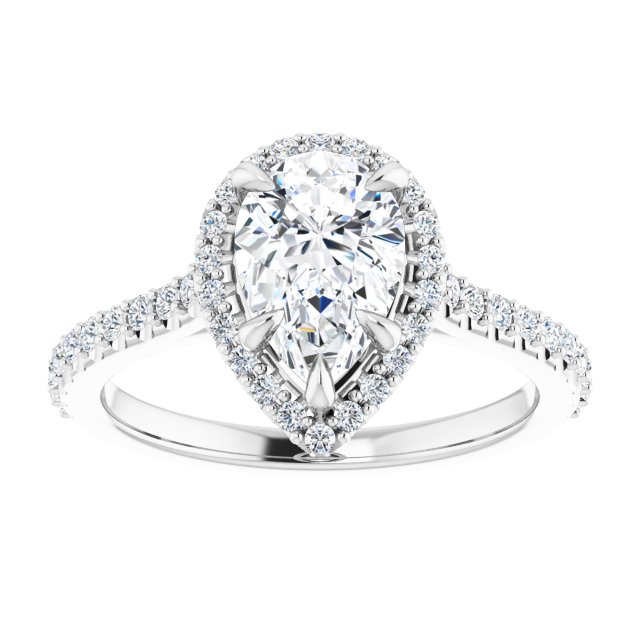 Halo-Style Engagement Ring
