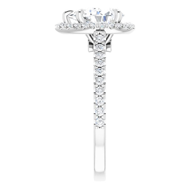 Halo-Style Engagement Ring