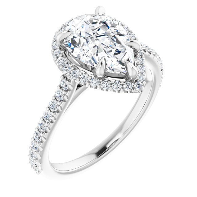 Halo-Style Engagement Ring