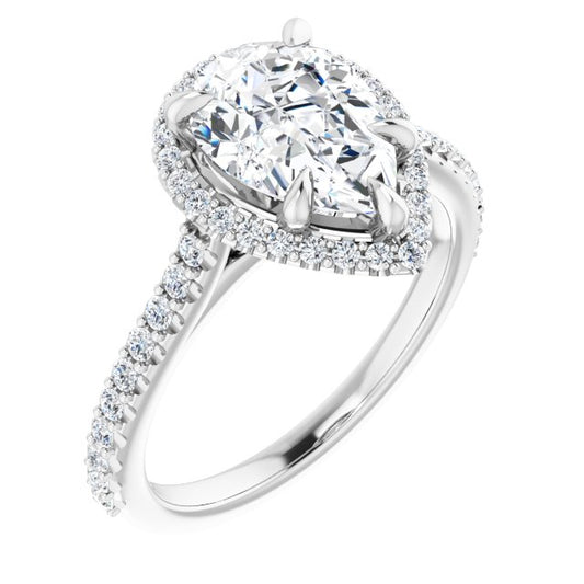 Halo-Style Engagement Ring