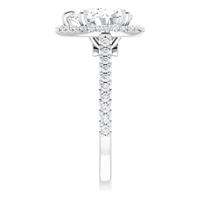 Halo-Style Engagement Ring