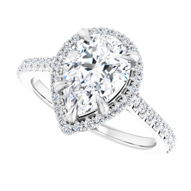 Halo-Style Engagement Ring