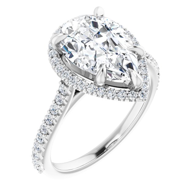 Halo-Style Engagement Ring