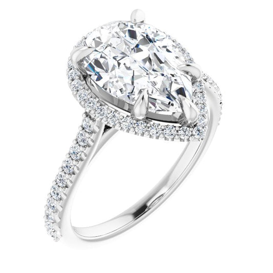 Halo-Style Engagement Ring