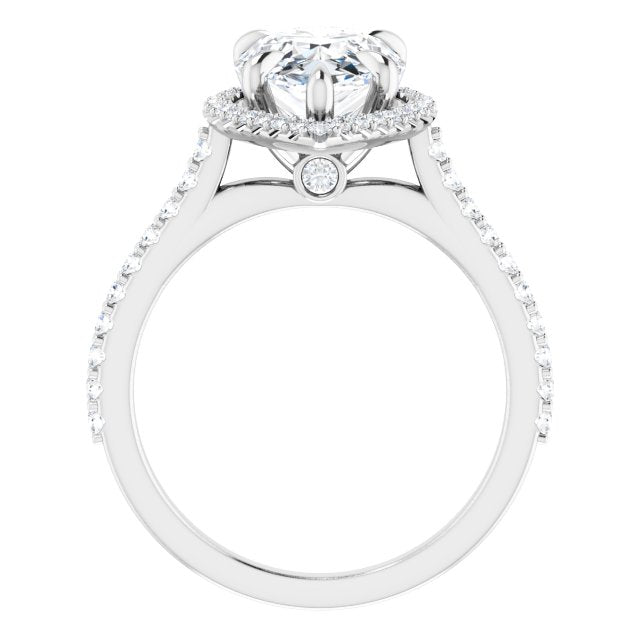 Halo-Style Engagement Ring