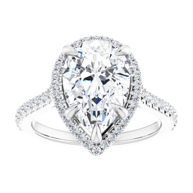 Halo-Style Engagement Ring