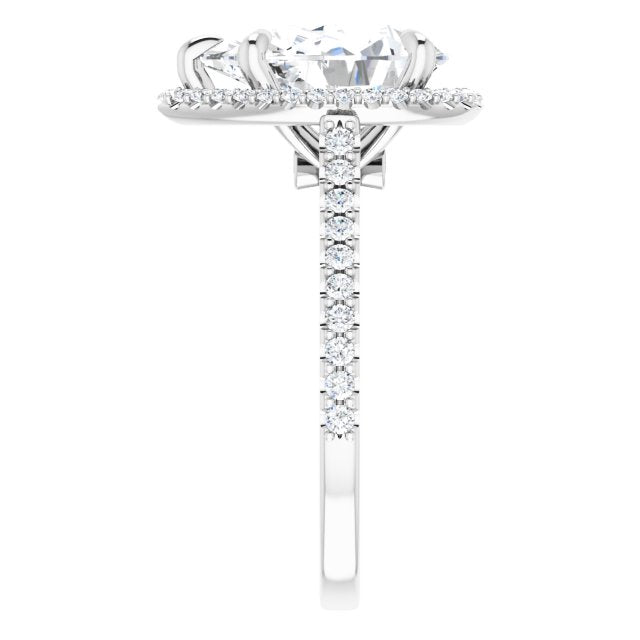 Halo-Style Engagement Ring