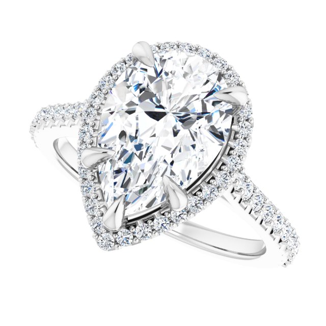 Halo-Style Engagement Ring