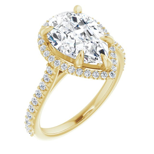 Halo-Style Engagement Ring