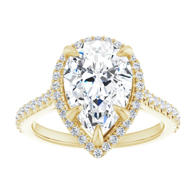 Halo-Style Engagement Ring