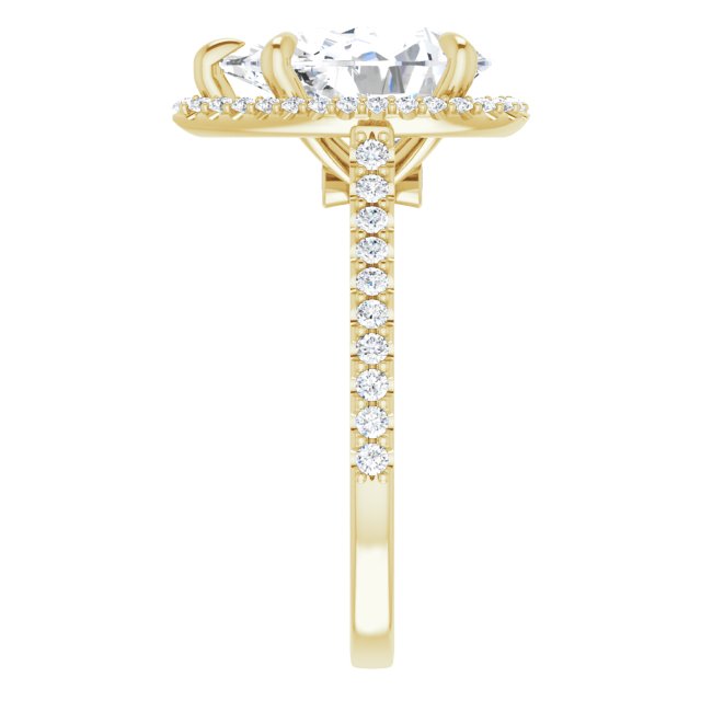 Halo-Style Engagement Ring