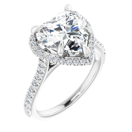 Halo-Style Engagement Ring