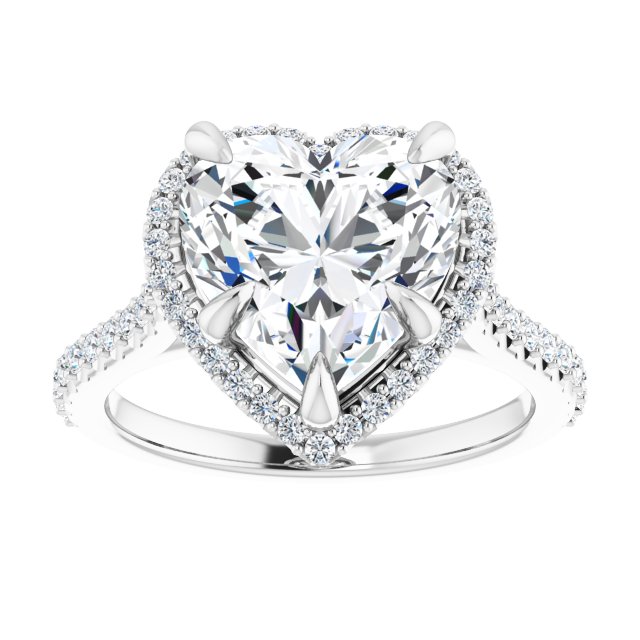 Halo-Style Engagement Ring