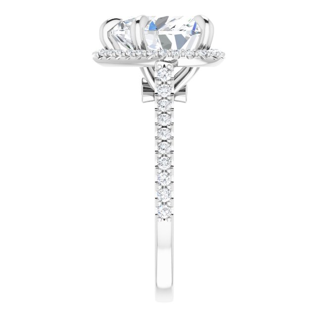 Halo-Style Engagement Ring